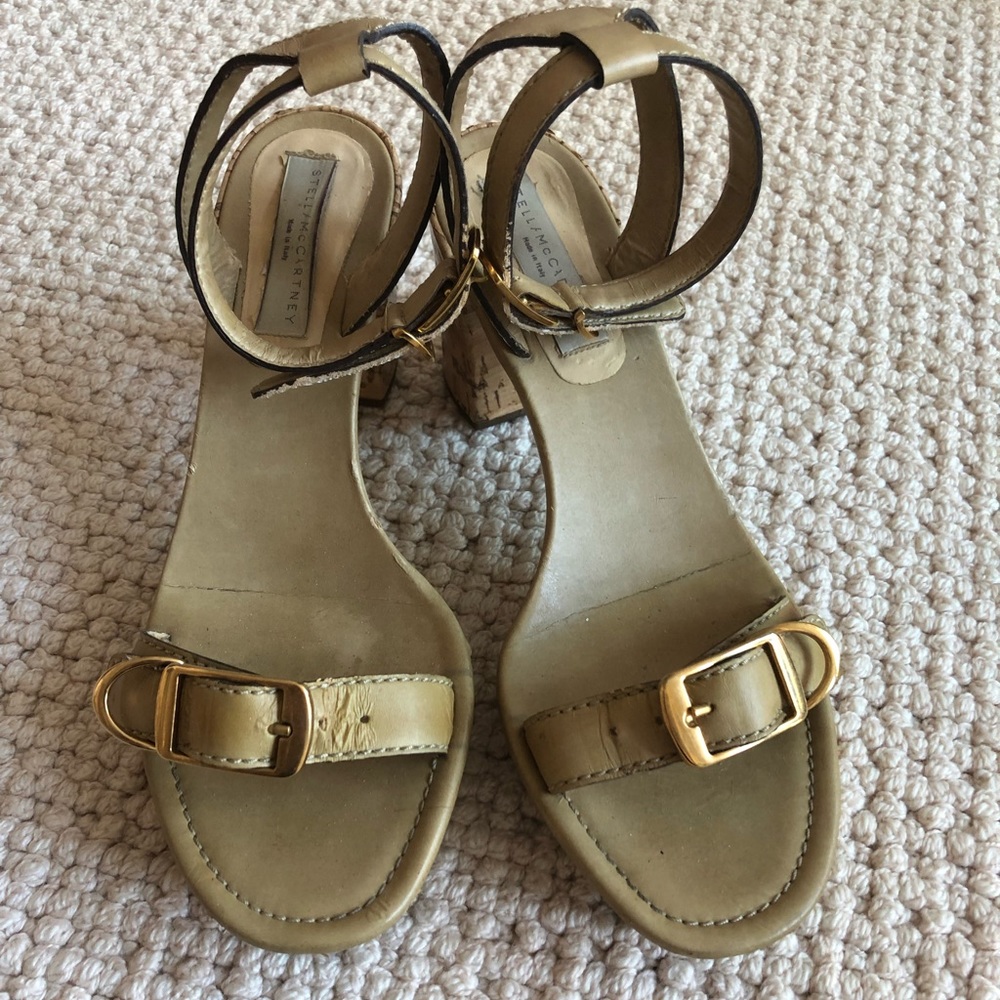 STELLA MCCARTNEY Carrington Faux Leather Sandal 40.5
